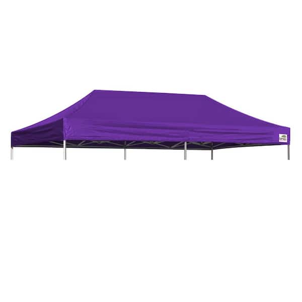 Terracemaster USA New 10 ft. x 20 ft. Pop Up Canopy Replacement Canopy Tent Top Cover, Instant Ez Canopy Top Cover Only (purple