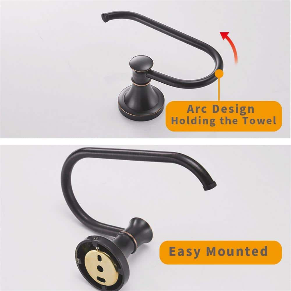 Oil Rubbed Bronze Wall Mounted Toilet Paper Holder