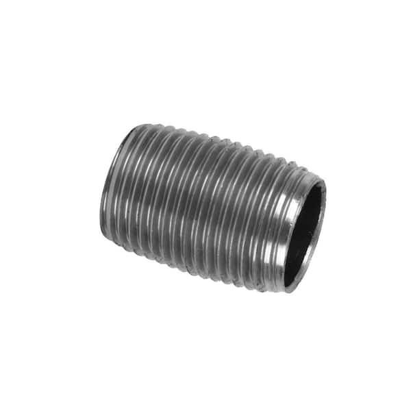 STZ 1-1/4 in. x Close Black Steel Pipe Nipple