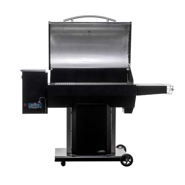 USG890SS Wood Pellet Grill Smoker in Stainless Steel with Searing Station