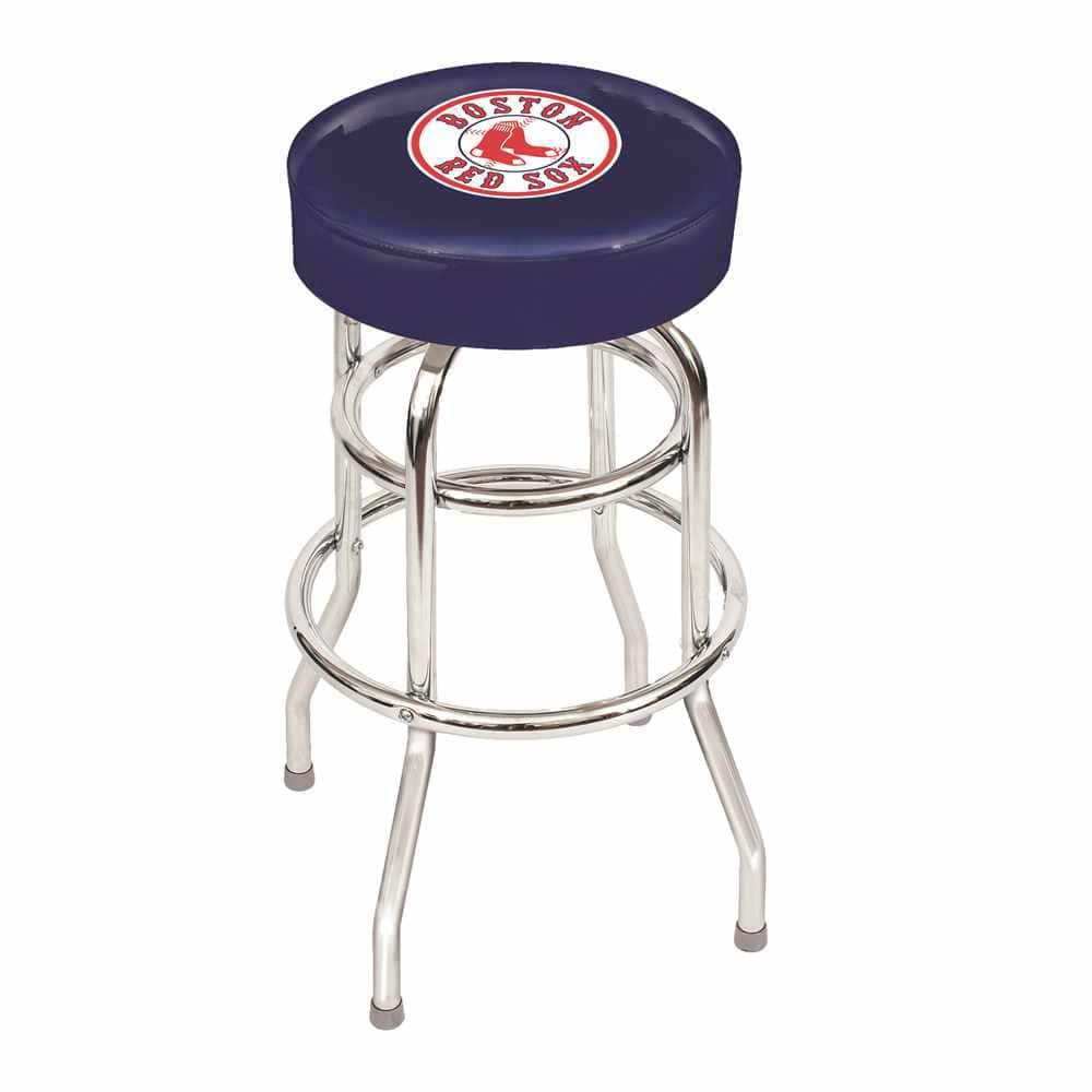 Imperial Atlanta Braves Team Chrome Bar Stool