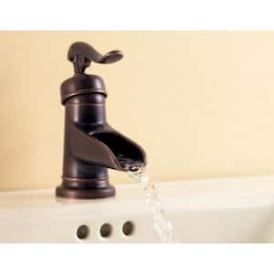 Ashfield 4 in. Centerset Single-Handle Bathroom Faucet in Rustic Bronze