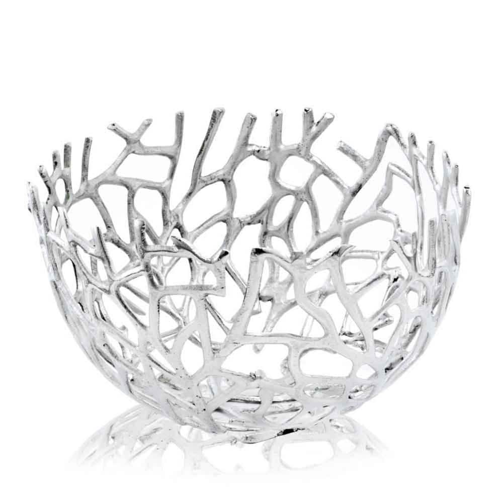 Rosemary Abstract Silver Round Twigs Bowl price history on PriceWatchPro