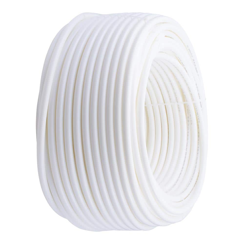 White PEX Pipe Tubing Flexible Coiled Underground U870W500 3/4 in x 500 ft 
