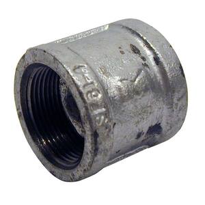 2 in. Galvanized Malleable Iron FPT x FPT Coupling Fitting