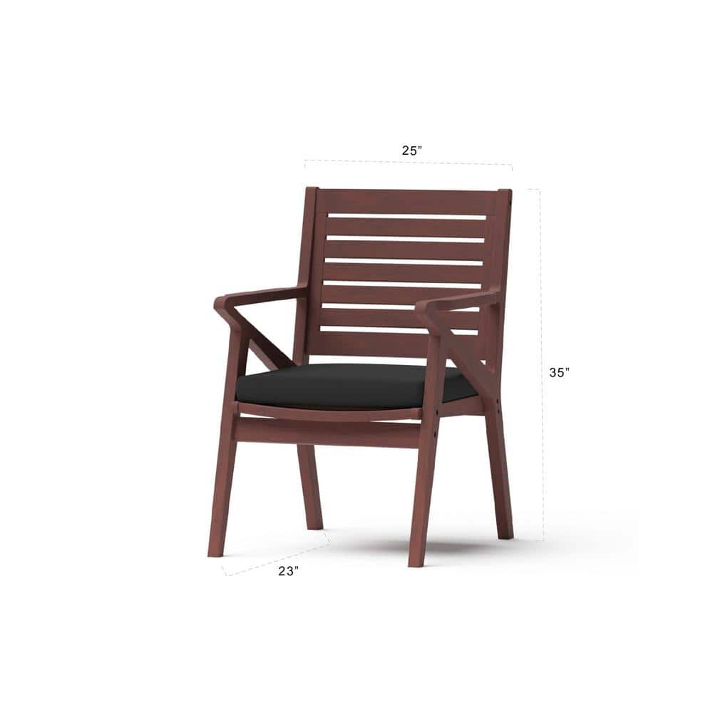 Vaughn Sunset Red 8-Person Rectangular Outdoor Dining Set with Cushions