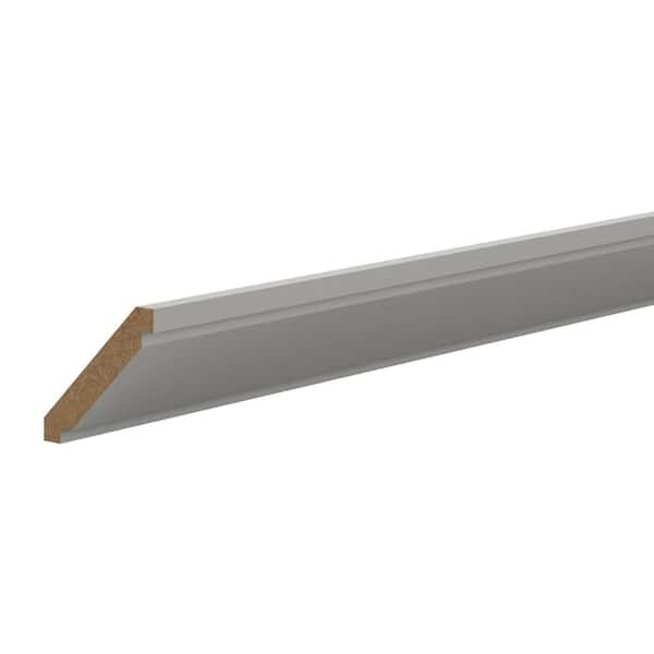 Hampton Bay 4.5 in. x 90 in. x 0.75 in Crown Molding in Warm Grey