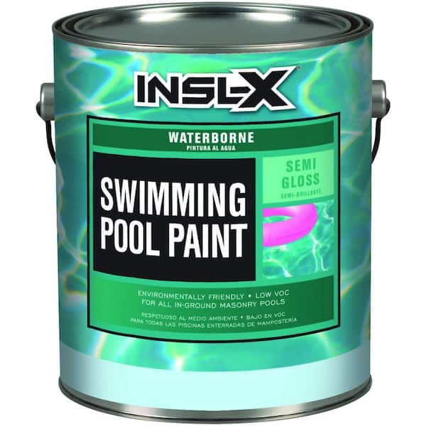 Insl-X 1 gal. Semi-Gloss Water Aquamarine Swimming Pool Paint