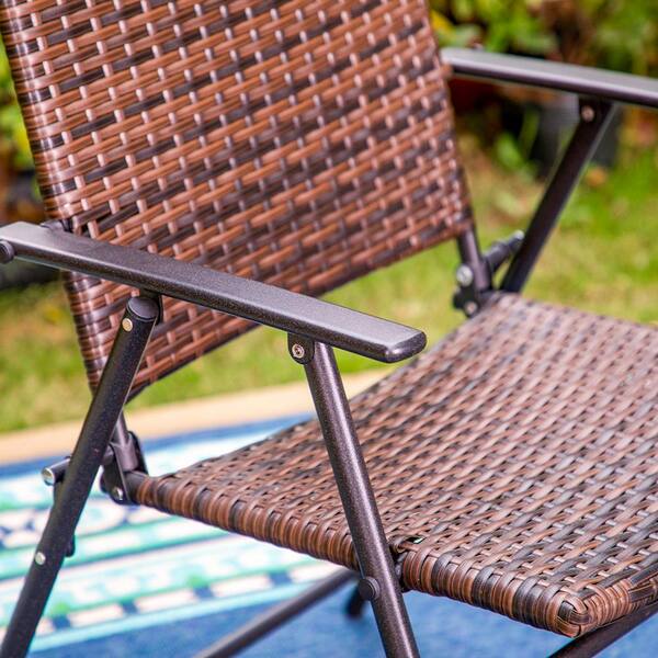 Folding wicker clearance dining table
