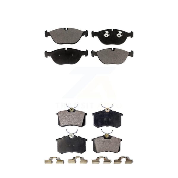 TEC Front Rear Ceramic Brake Pads Kit For Audi TT Quattro Volkswagen R32 KTC-100646