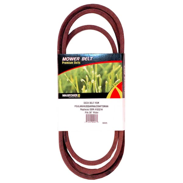 MaxPower Deck Drive Belt for Craftsman Husqvarna Poulan Mowers