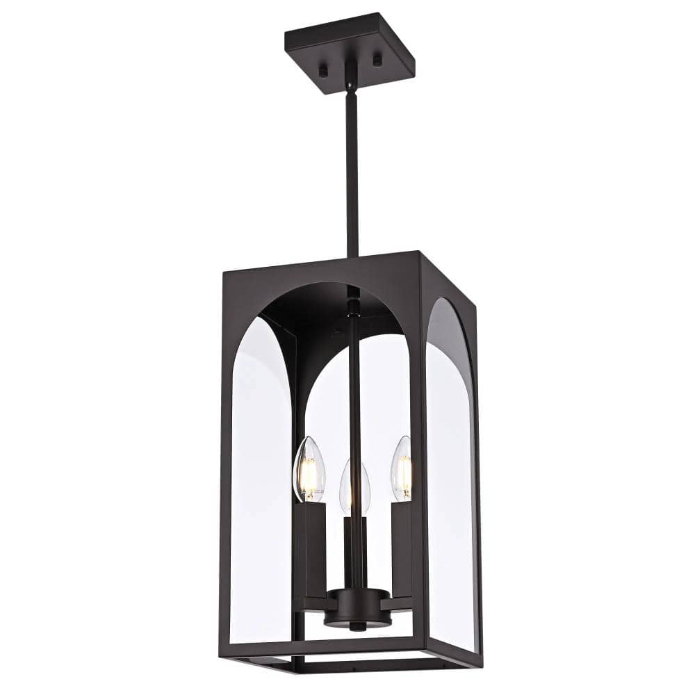 Large Outdoor Pendant Light Fixtures 3-Light Hanging Lantern Adjustable Farmhouse Mount for Entrance Patio price history on PriceWatchPro