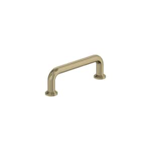 Factor 3 in. (76mm) Modern Golden Champagne Arch Cabinet Pull