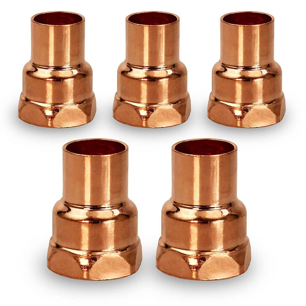 3/8 in. Copper Female Adapter Fitting with Sweat x FIP Connection (5-Pack) price history on PriceWatchPro