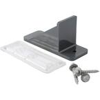 Charcoal Grey Commercial Bulk Pack Snow Guards, Perfect Seal Gaskets and Screw (50-Quantity)