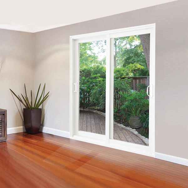 72 in. x 80 in. Double Sliding Patio Door Clear Low-E
