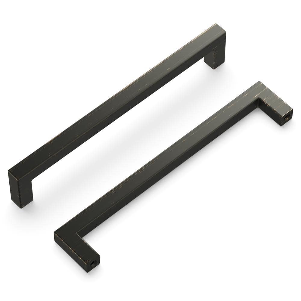 Skylight Vintage Bronze Rectangular Cabinet Pulls with Mounting Hardware