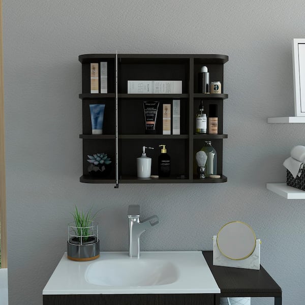 The way my medicine cabinet shelving allows for tall bottles without having  to move an entire shelf. : r/oddlysatisfying