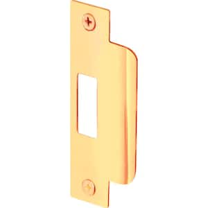 Commercial ASA Door Strike, Brass Plated Steel