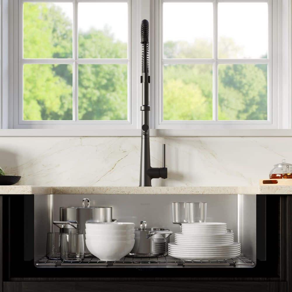 Stainless Steel 33'' Single Bowl Farmhouse Kitchen Sink