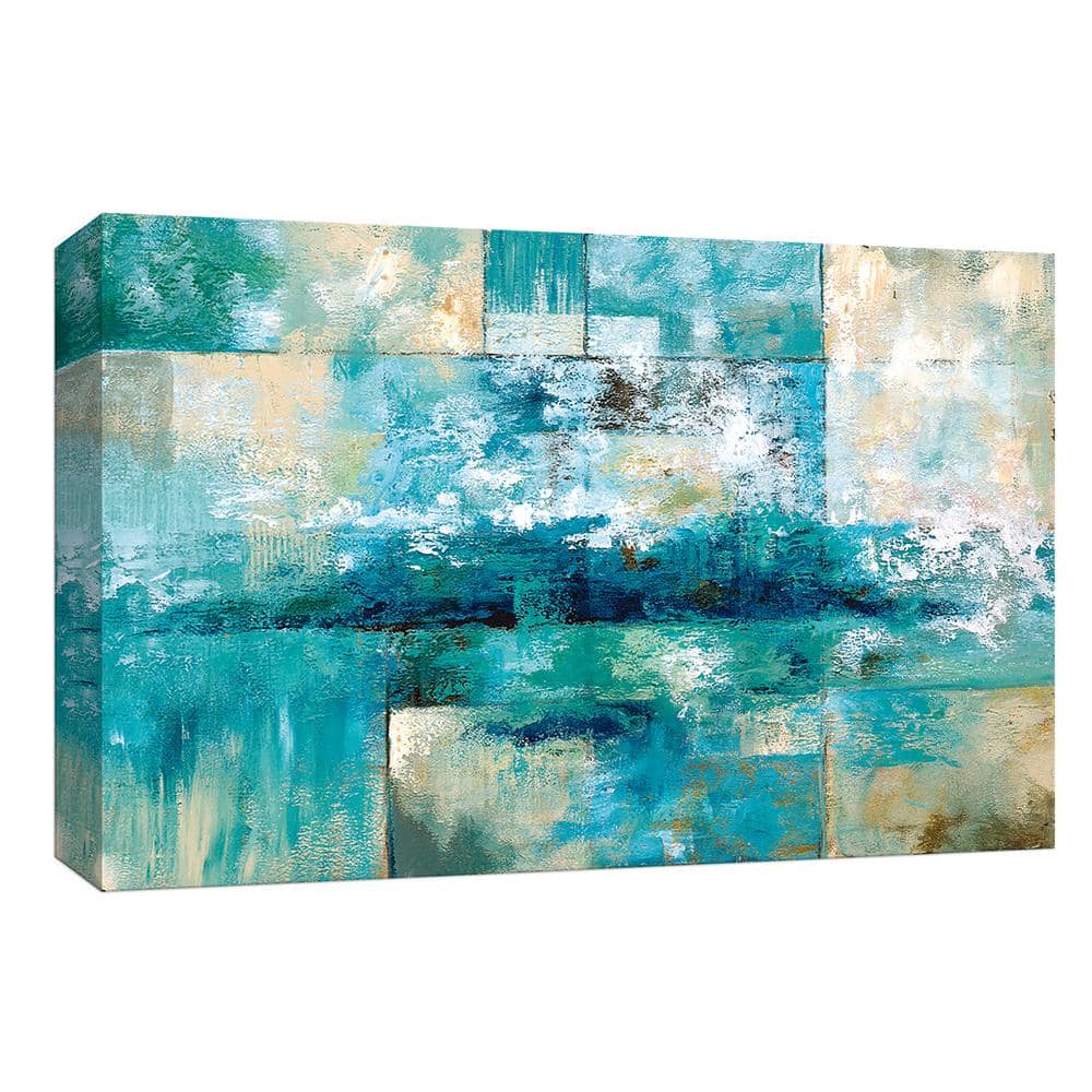 PTM Images 10 in. x 12 in. ''Aqua Viva'' Canvas Wall Art 9-141034 - The ...