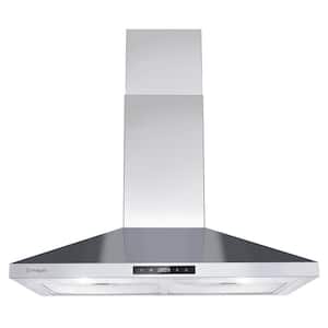 BWP1364SS Broan Broan® 36-Inch Convertible Wall-Mount Pyramidal Chimney Range  Hood, 450 Max CFM, Stainless Steel