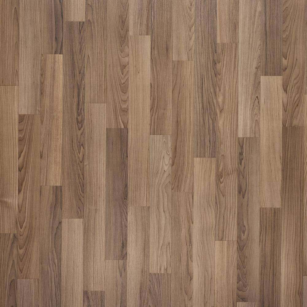 TrafficMaster Acorn Brown Oak 5 MIL 12 ft. W x Cut to Length TrafficMaster Acorn Brown Oak 5 MIL 12 ft. W x Cut to Length