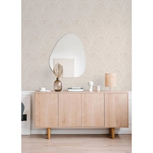 Farrah Blush Geometric Wallpaper Sample