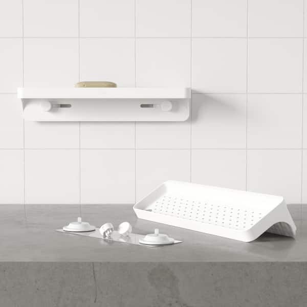 Command White Self Adhesive Shower Caddy Hook