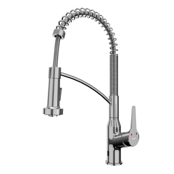 Scottsdale Single Hole Single Handle Pull-Down Sprayer Sensor Kitchen Faucet In Chrome
