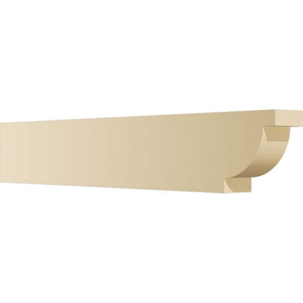 Ekena Millwork Standard Alpine 3 in. W x 6 in. H x 36 in. D Signature Urethane Rafter Tail Outlooker