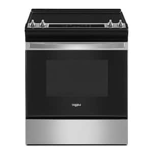 30 in. 4.8 cu. ft. Electric Range in Stainless Steel