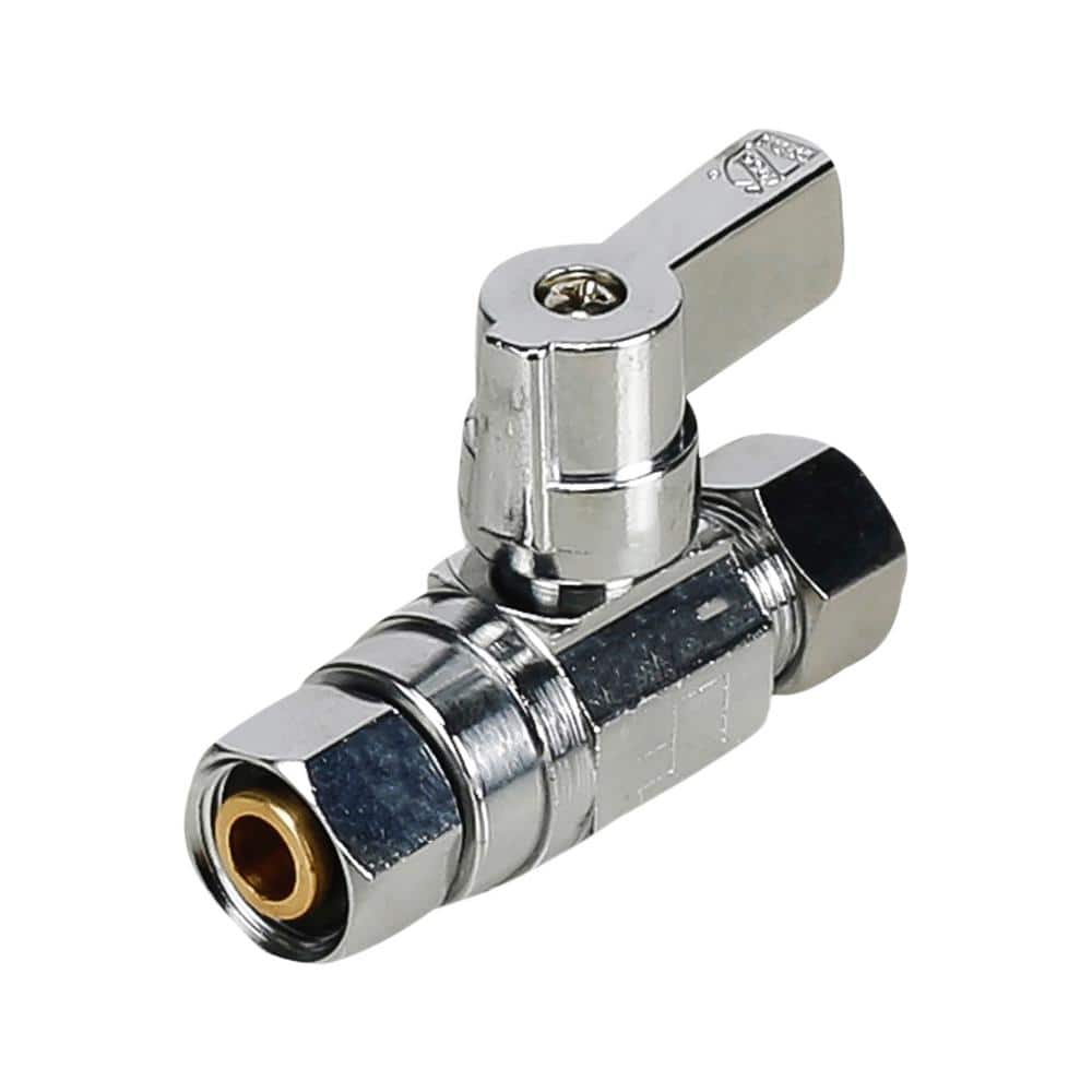 3/8 in. FIP x 3/8 in. MIP Water Supply Stop Quarter Turn EZ Fix-A-Valve, Quarter Turn Handle; Chrome Brass (2-Pack) price history on PriceWatchPro