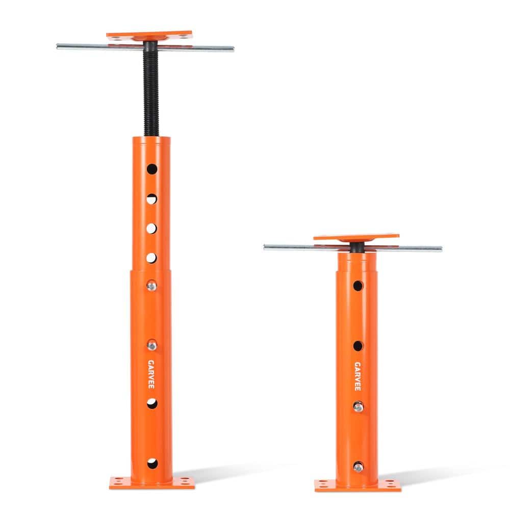 Heavy Duty Adjustable Steel Jack Posts 2 Pack 18,000 lbs Capacity Telescopic Floor Support 19-36in Orange Red price history on PriceWatchPro