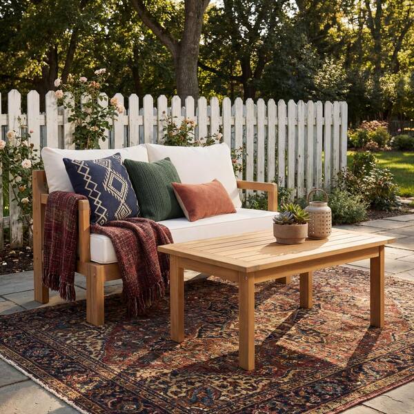 CHRISTOPHER KNIGHT HOME Dunham Outdoor 2 Piece Natural Finish