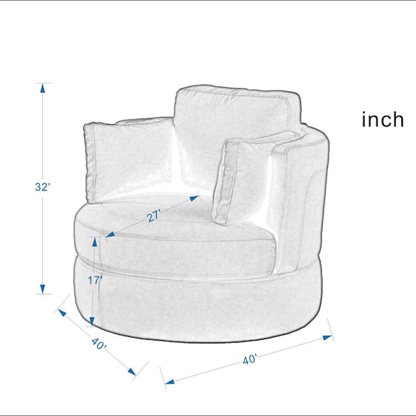 dfs round chair