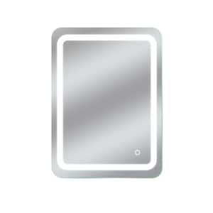Egret 24 in. W x 34 in. H Frameless Rectangular LED Light Bathroom Vanity Mirror in Clear