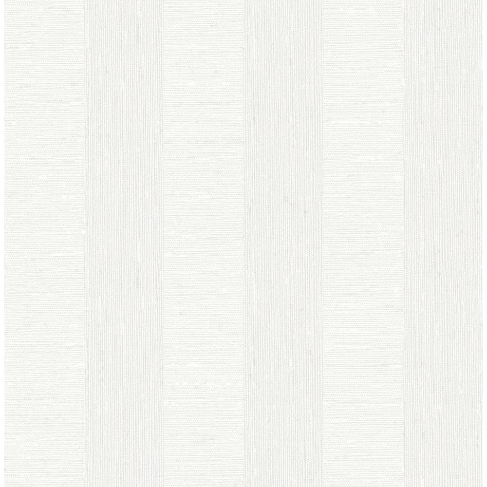 Decorline Intrepid White Textured Stripe White Wallpaper Sample  2896-25306SAM - The Home Depot