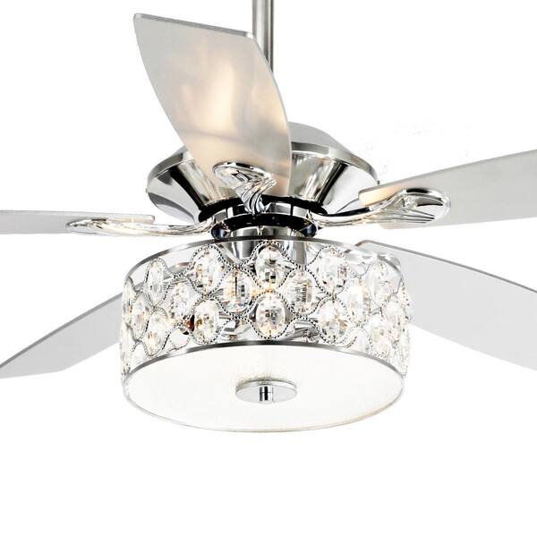 Matrix Decor 52 In Indoor Chrome, Ceiling Fan Size For 10×10 Room