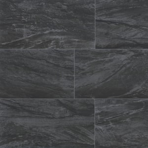 Durban Anthracite 24 In. X 48 In. Matte Porcelain Floor And Wall Tile (16 sq. ft./Case)