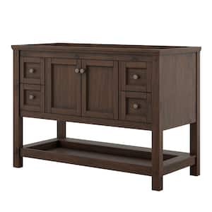 Shay 48 in. W x 22 in. D x 334 in. H Bath Vanity Cabinet Only in Rustic Mango
