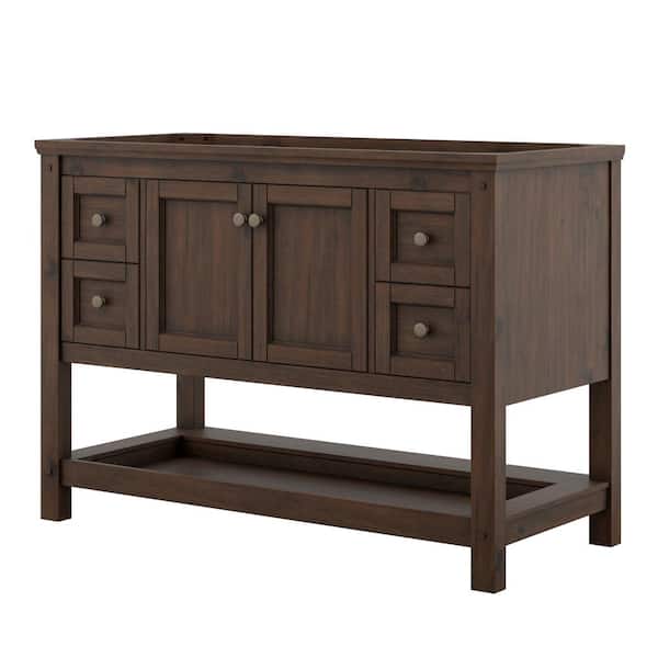 Foremost Shay 48 in. W x 22 in. D x 334 in. H Bath Vanity Cabinet Only in Rustic Mango