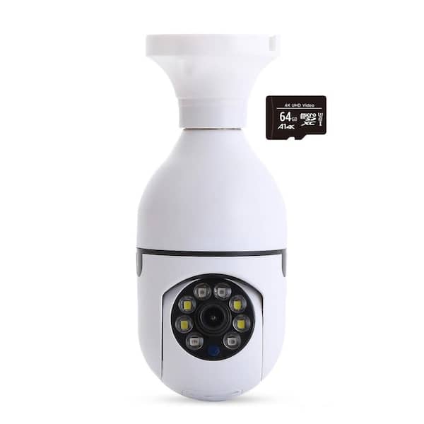 MANCO NEPTUEN LLC 1080P Ball Shot Plug-in 360° Motion Detection WIFI Security Camera with 64G Memory Card