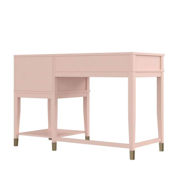 Critter Sitters 39.5-in Pink Modern/Contemporary Computer Desk in
