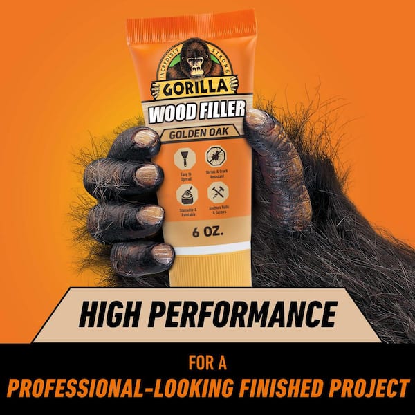 6 oz. Wood Filler Tube Golden Oak (6-Pack)