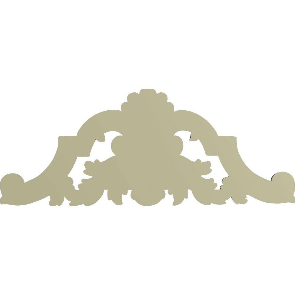 Ekena Millwork Savona 8.88'' H x 22.25'' W x 1.125'' D Urethane Onlay Scroll
