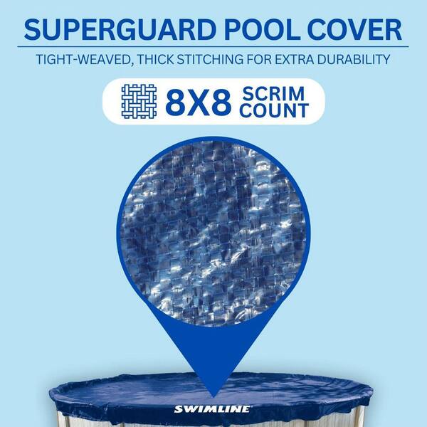 Hydrotools Supreme Guard Winter Cover for 12 ft. Above Ground Round Pools