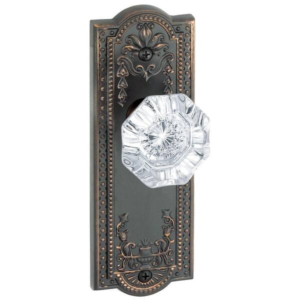 Grandeur Parthenon Timeless Bronze Plate with Dummy Chambord Crystal Knob