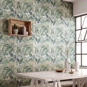 Imagine Botanical Tropic 19-3/8 in. x 19-3/8 in. Porcelain Floor and Wall Tile (10.56 sq. ft./Case)