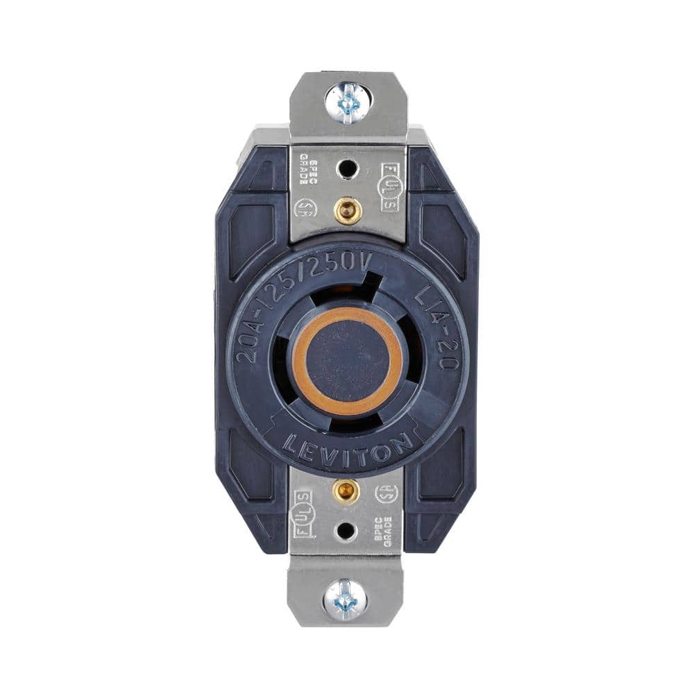 20 Amp Nylon Grounding Locking Outlet, Black 2410-CS price history on PriceWatchPro